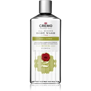 Cremo Sage and Citrus Body Wash čistiaci sprchový gél pre mužov 475 ml