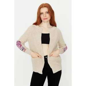 Trendyol Cardigan - Beige - Regular fit