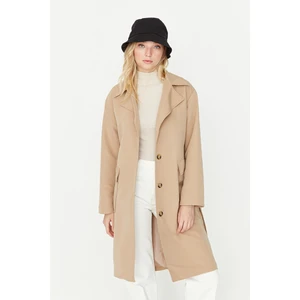 Trendyol Trench Coat - Beige - Double-breasted