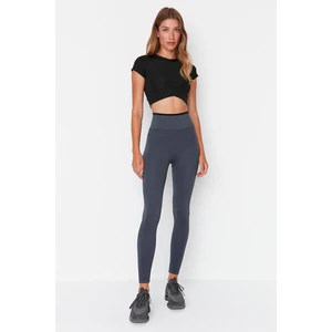 Trendyol Smoked Seamless Contrast Color Detailed Sports Leggings