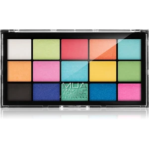 MUA Makeup Academy Professional 15 Shade Palette paletka očných tieňov odtieň Colour Burst 12 g