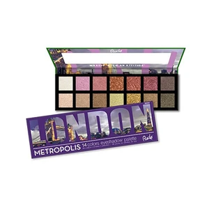 Rude Cosmetics Metropolis London paleta očních stínů 15 g