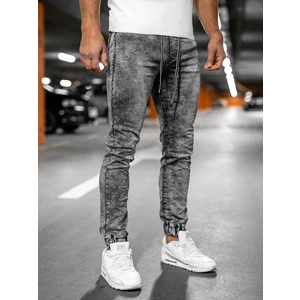 Blugi joggers negri Bolf TF163