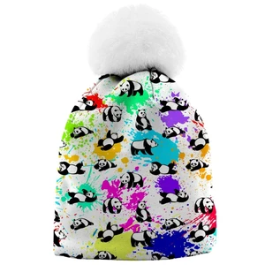 Mr. GUGU & Miss GO Woman's Colours Of Panda Beanie WB21WH 2251