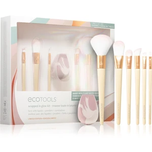 EcoTools Glow Collection Wrapped in Glow sada štetcov (pre dokonalý vzhľad)