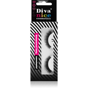 Diva & Nice Cosmetics Accessories nalepovací řasy z přírodních vlasů No. 1