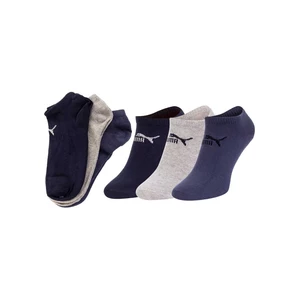 Puma Sada tří párů ponožek v petrolejové, šedé a tmavě modré barvě Pum - Pánské