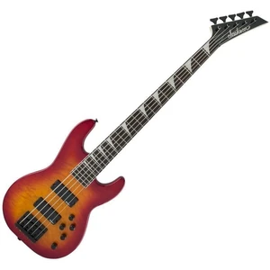 Jackson JS Series Concert Bass JS3VQ IL Transparent Cherry Burst