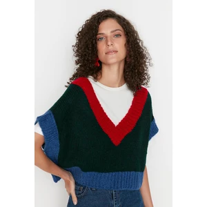 Trendyol Sweater Vest - Green - Regular fit