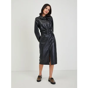 Black Leatherette Midishats ORSAY - Ladies