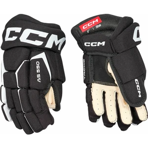 CCM Mănuși hochei Tacks AS 580 JR 12 Black/White