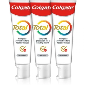 Colgate Total Original zubná pasta 3x75 ml