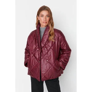 Trendyol Winter Jacket - Burgundy - Puffer