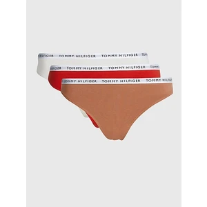 Tommy Hilfiger 3 PACK - dámske tangá UW0UW02829 -0R2 L