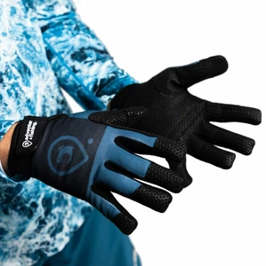 Adventer & fishing Rękawiczki Gloves For Sea Fishing Petrol Long L-XL