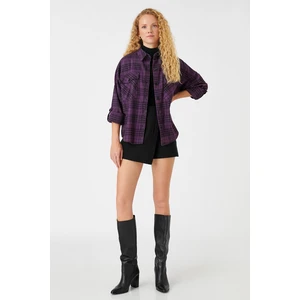 Koton Shirt - Purple - Relaxed fit