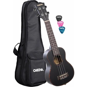 Cascha HH 2262L Sopran Ukulele Black