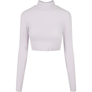 Women's Organic Long Sleeve Turtleneck - Lilac