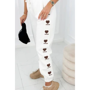 Cotton trousers Amour ecru