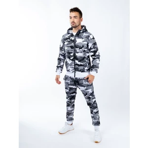 Men's tracksuit GLANO - camouflage grey