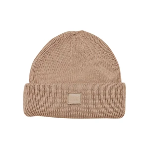 Knitted wool union beanie