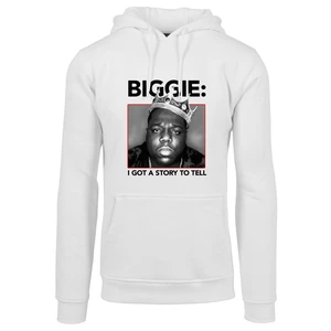 Biggie Crown Hoody bílá