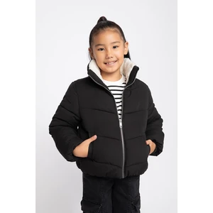 DEFACTO High Neck Plush Puffer Jacket