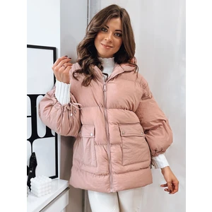 Women's quilted jacket PARIMA, pink Dstreet z