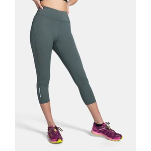 Women's 3/4 fitness leggings KILPI AMIRA-W Dark gray