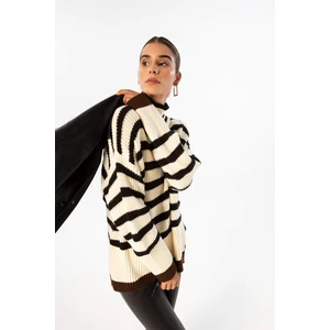 DEFACTO Oversize Fit Turtleneck Thessaloniki Fabric Pullover