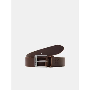 Dark brown Men's Leather Strap Jack & Jones Rock - Men