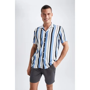 DEFACTO Regular Fit Printed Short Sleeve Shirt