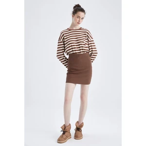 DEFACTO bodycon Knitted Skirt