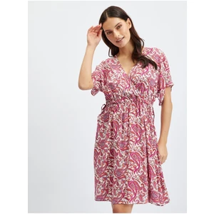 Orsay Pink Ladies Patterned Dress - Women