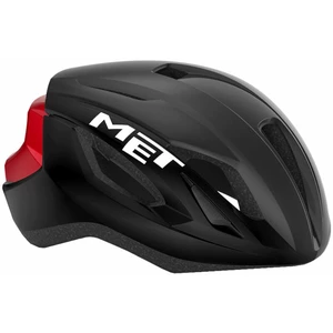 MET Strale Black Red Metallic/Glossy S (52-56 cm) Cyklistická helma