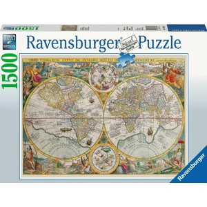 Ravensburger Puzzle Historická mapa 1500 dílků