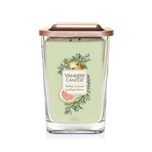 YANKEE CANDLE Elevation Vonná svíčka velká hranatá Holiday Garland 552 g