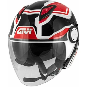 Givi 12.3 Stratos Shade Alb/Negru/Roșu L Casca