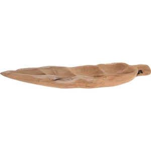 Miska tvar list teak 58-68cm