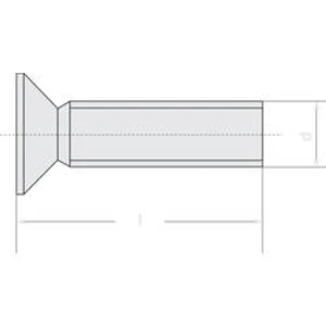 Šrouby se zápustnou hlavou s křížovou drážkou TOOLCRAFT, DIN 965, M2,5 x 12, 100 ks