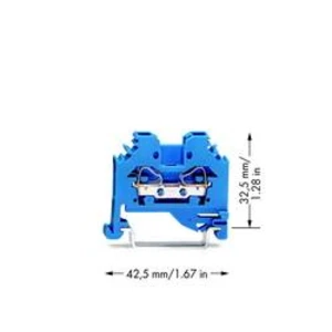 SVORKA RADOVA WAGO 4 MODRA 281-104