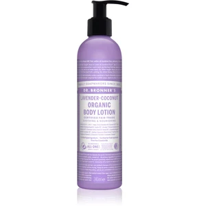 Dr. Bronner’s Lavender & Coconut intenzívne vyživujúce telové mlieko pre normálnu a suchú pokožku 240 ml