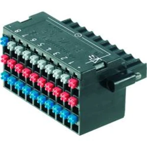 Zásuvkový konektor na kabel Weidmüller BL-I/O 3.50/30FP PNP LED SN BK BX 1789100000, 42.70 mm, pólů 30, rozteč 3.50 mm, 20 ks