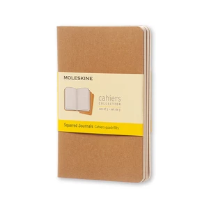 Moleskine Sešity 3 ks karton S, čtverečkované