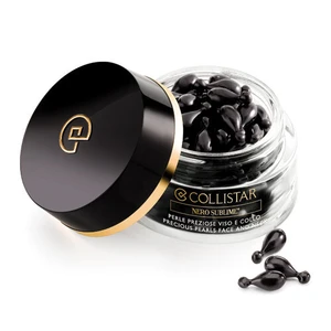 Collistar Nero Sublime® Precious Pearls Face and Neck pleťové sérum v kapslích 60 ks