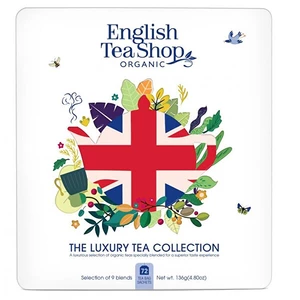 English Tea Shop Dárková kolekce UNION JACK, 72 sáčků plech bílá