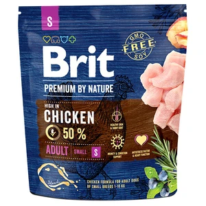 BRIT dog Premium By Nature ADULT S - 1kg