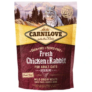 CARNILOVE cat   FRESH ADULT CHICKEN/rabbit - 400g