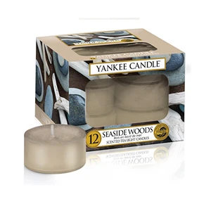 Yankee Candle Aromatické čajové svíčky Seaside Woods 12 x 9,8 g