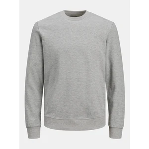 Light Grey Basic Sweatshirt Jack & Jones - Men